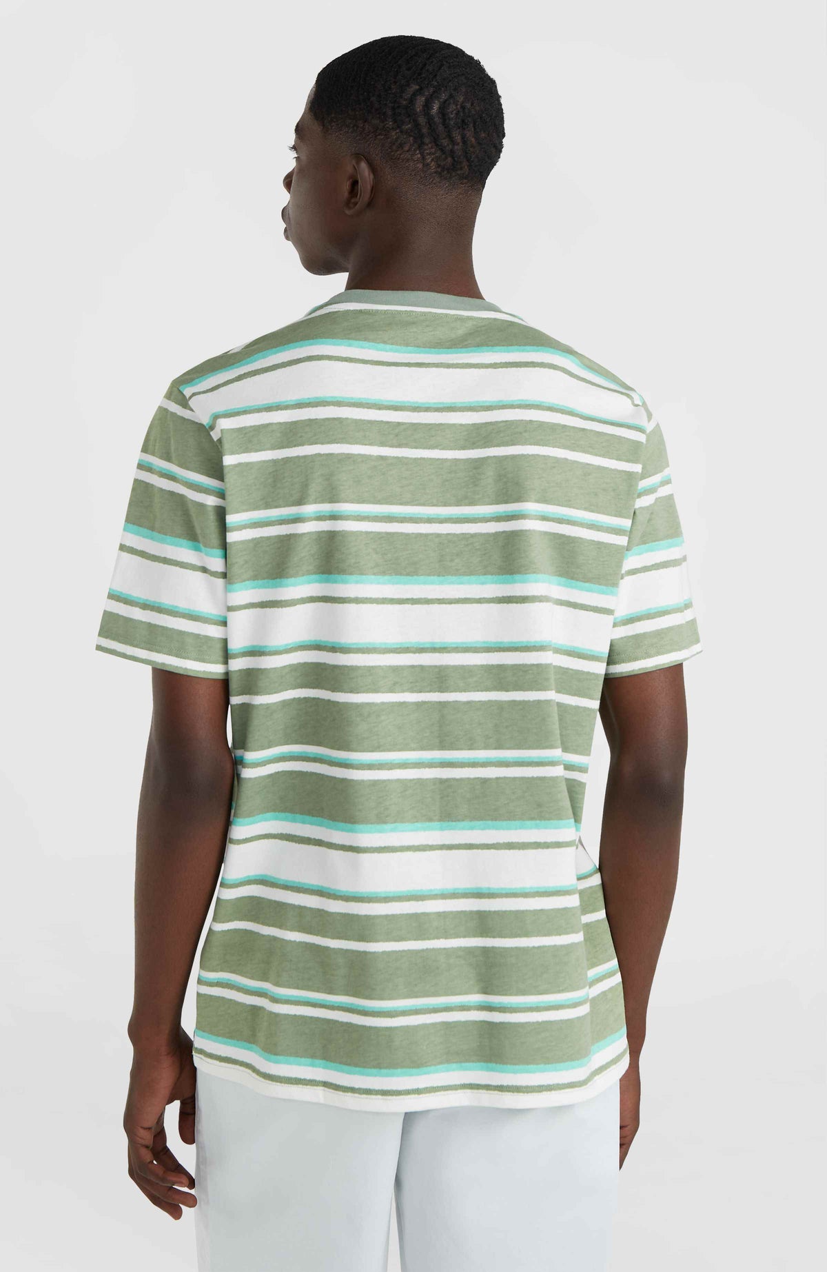 T-shirt à rayures Mix and Match | Green Bold Stripes