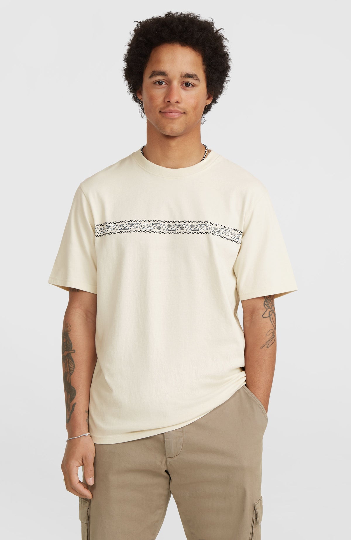 T-shirt Ikat Stripe | Atmosphere
