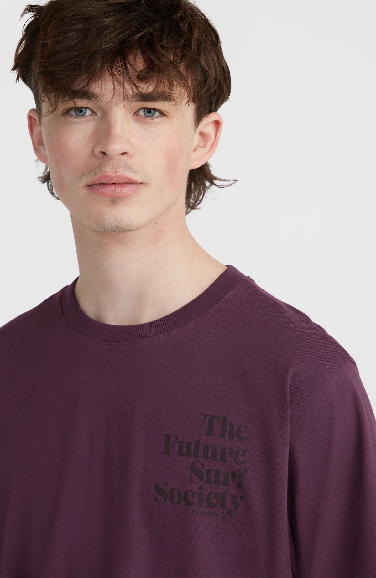 T-shirt Future Surf Society | Aubergine