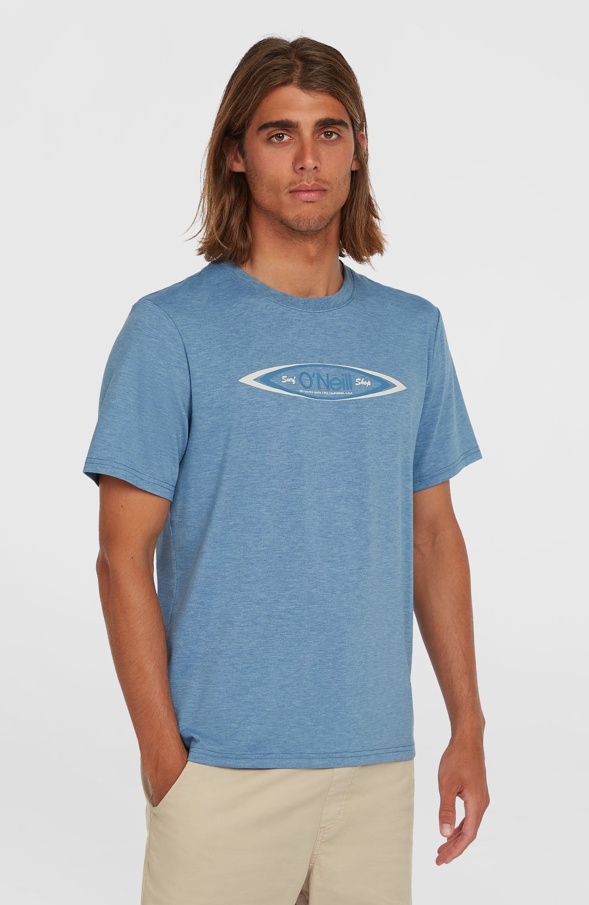 T-shirt O'Riginals Hybrid Polygiene Graphic | Copen Blue