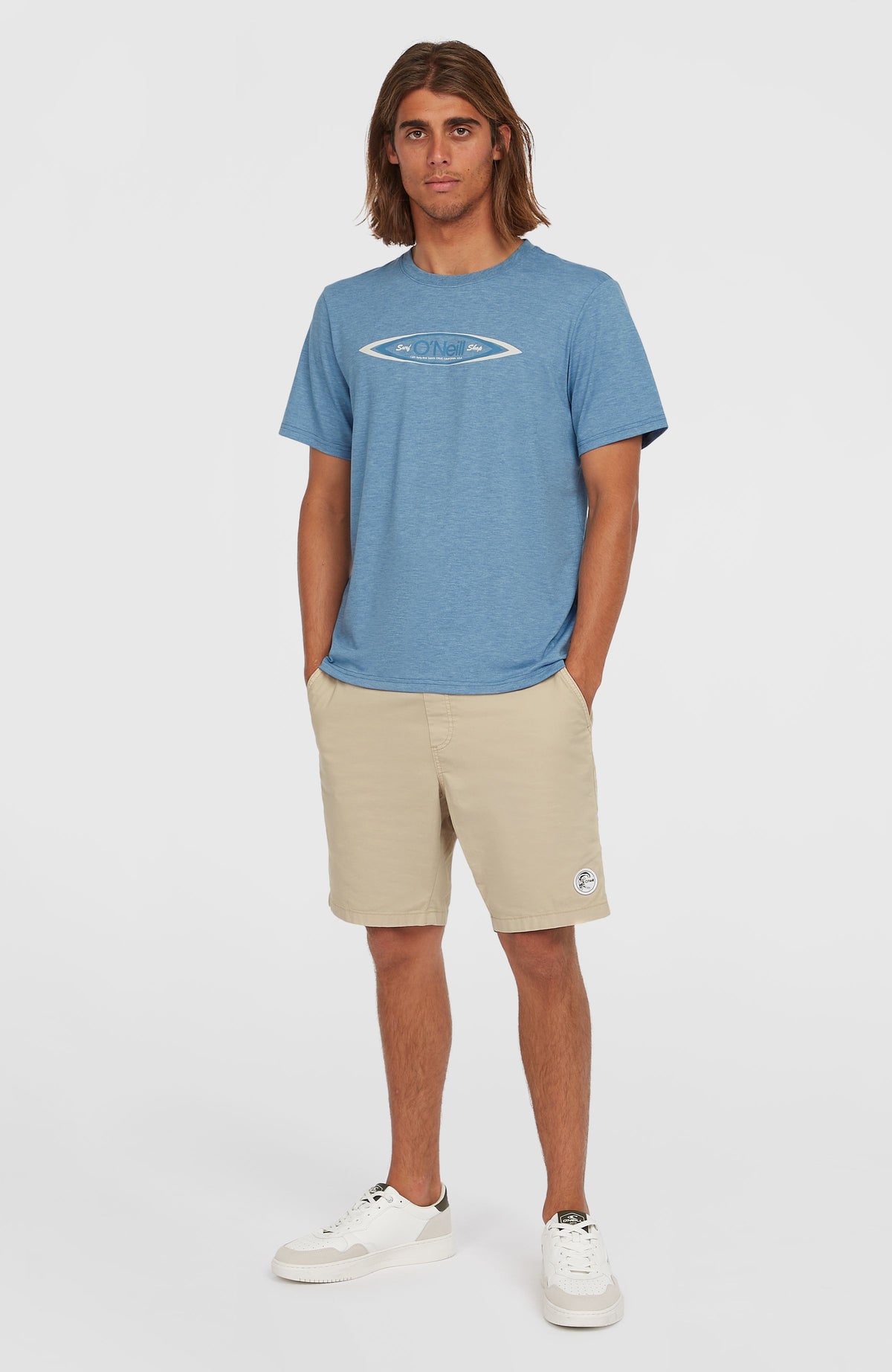 T-shirt O'Riginals Hybrid Polygiene Graphic | Copen Blue