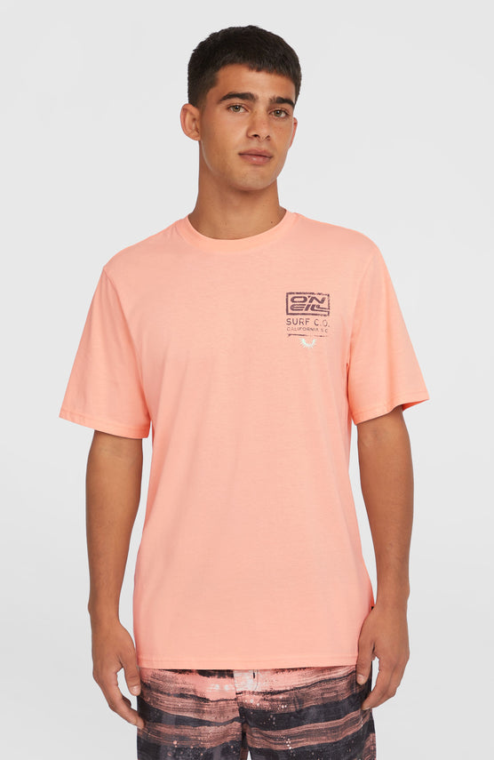 T-shirt Retro Graphic | Coral Pop