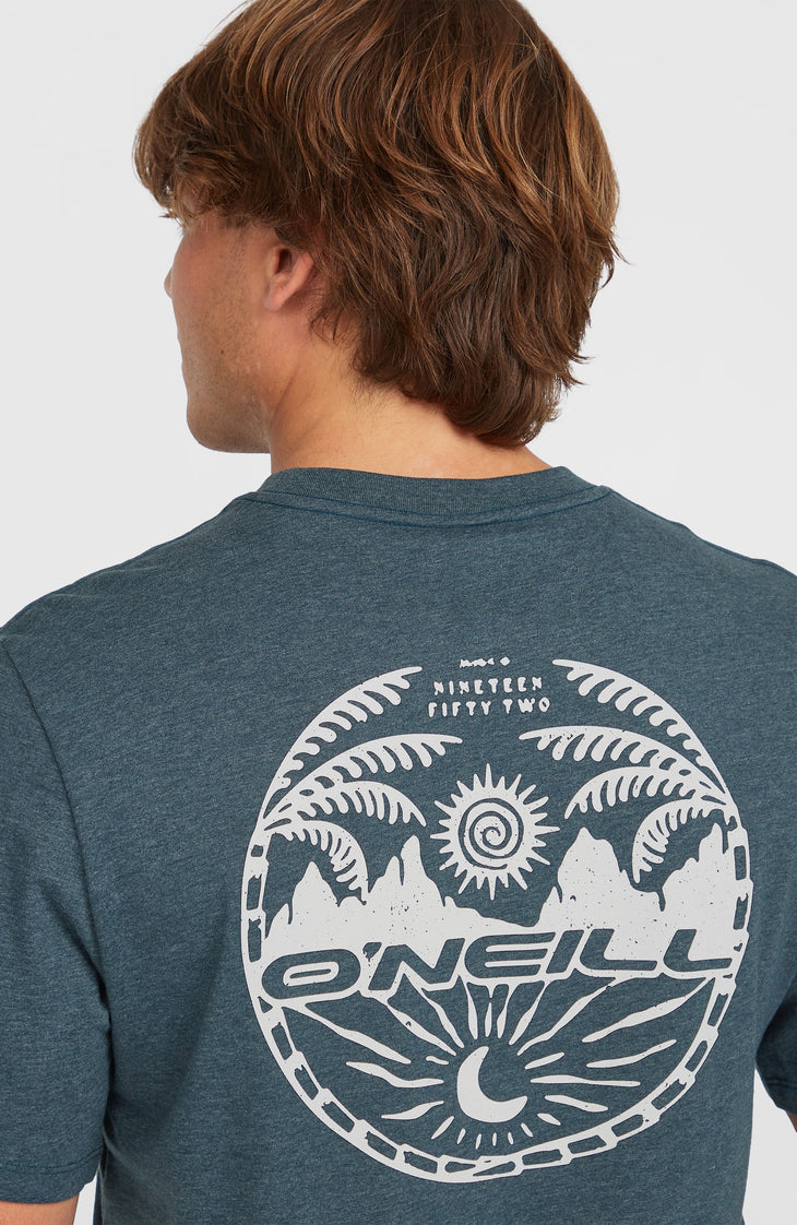 T-shirt Back Print | Alma Steel Melange