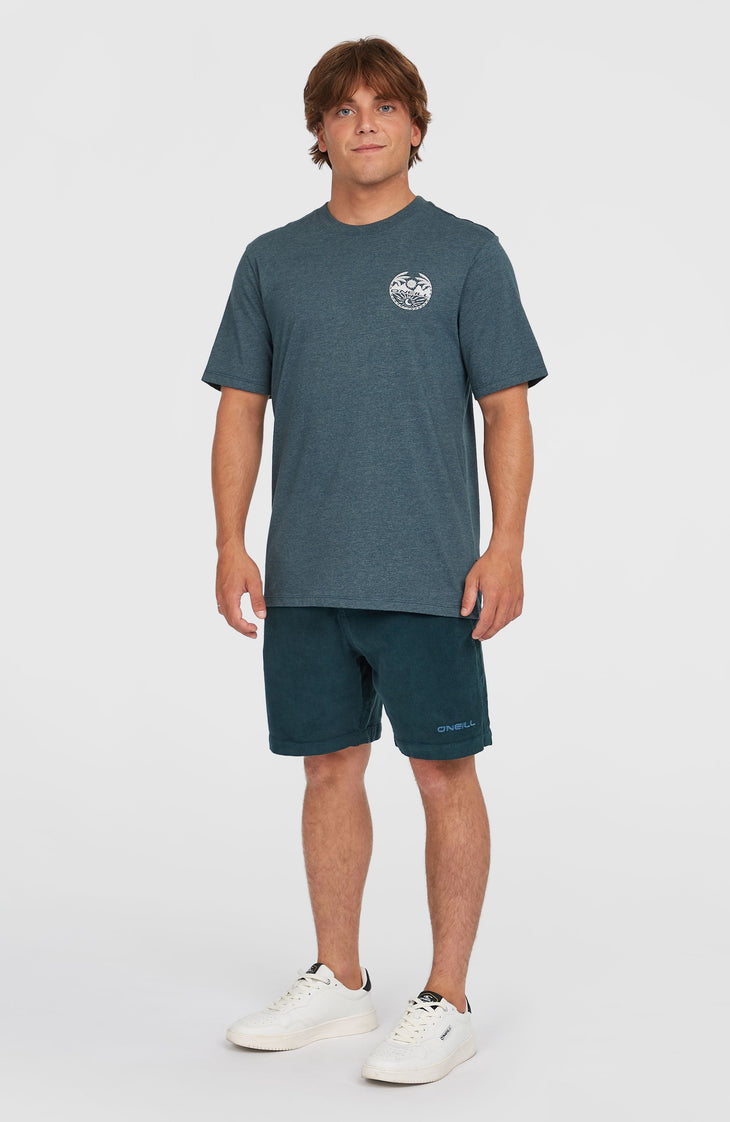 T-shirt Back Print | Alma Steel Melange