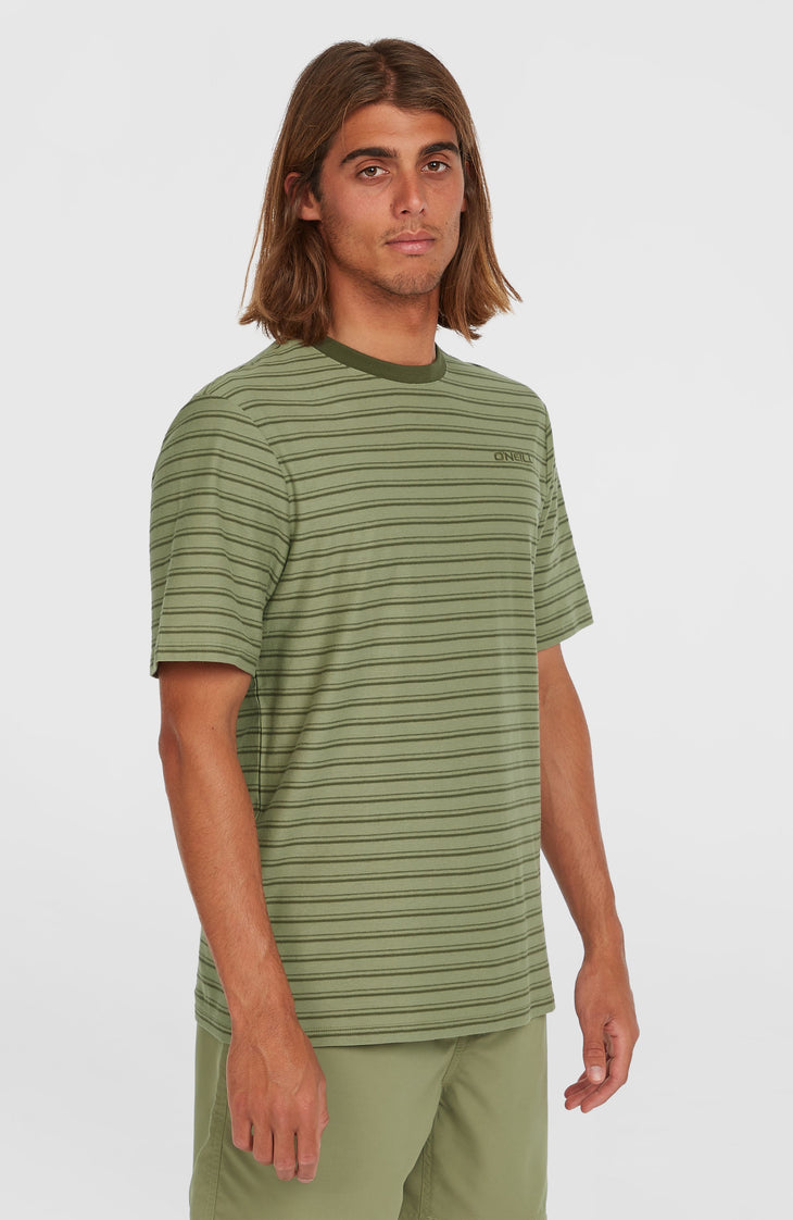 T-shirt Yarn Stripe | Green Cali Tee Stripe
