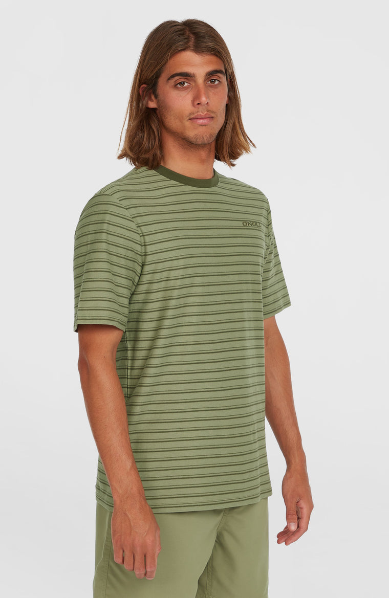 T-shirt Yarn Stripe | Green Cali Tee Stripe T-shirt Yarn Stripe | Green Cali Tee Stripe