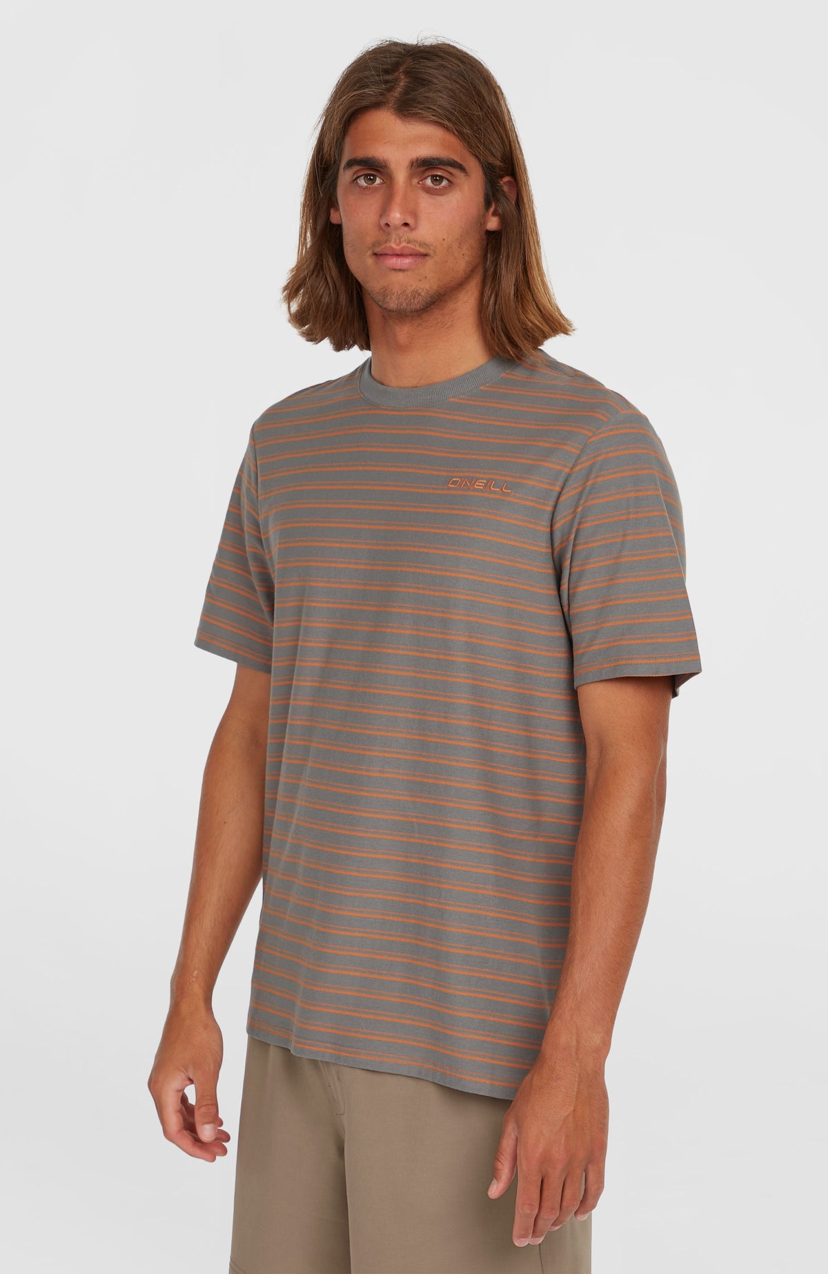 T-shirt Yarn Stripe | Grey Cali Stripe