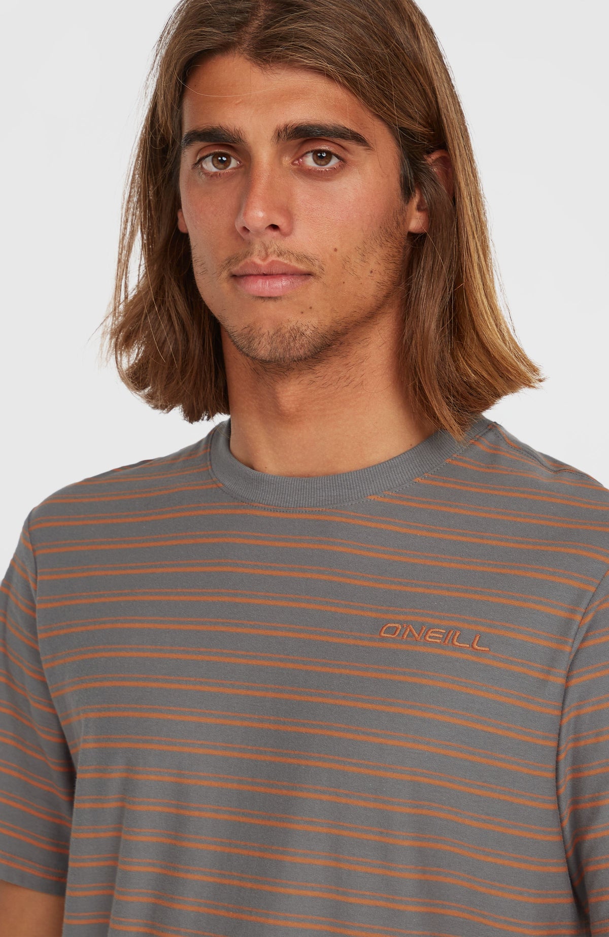 T-shirt Yarn Stripe | Grey Cali Stripe