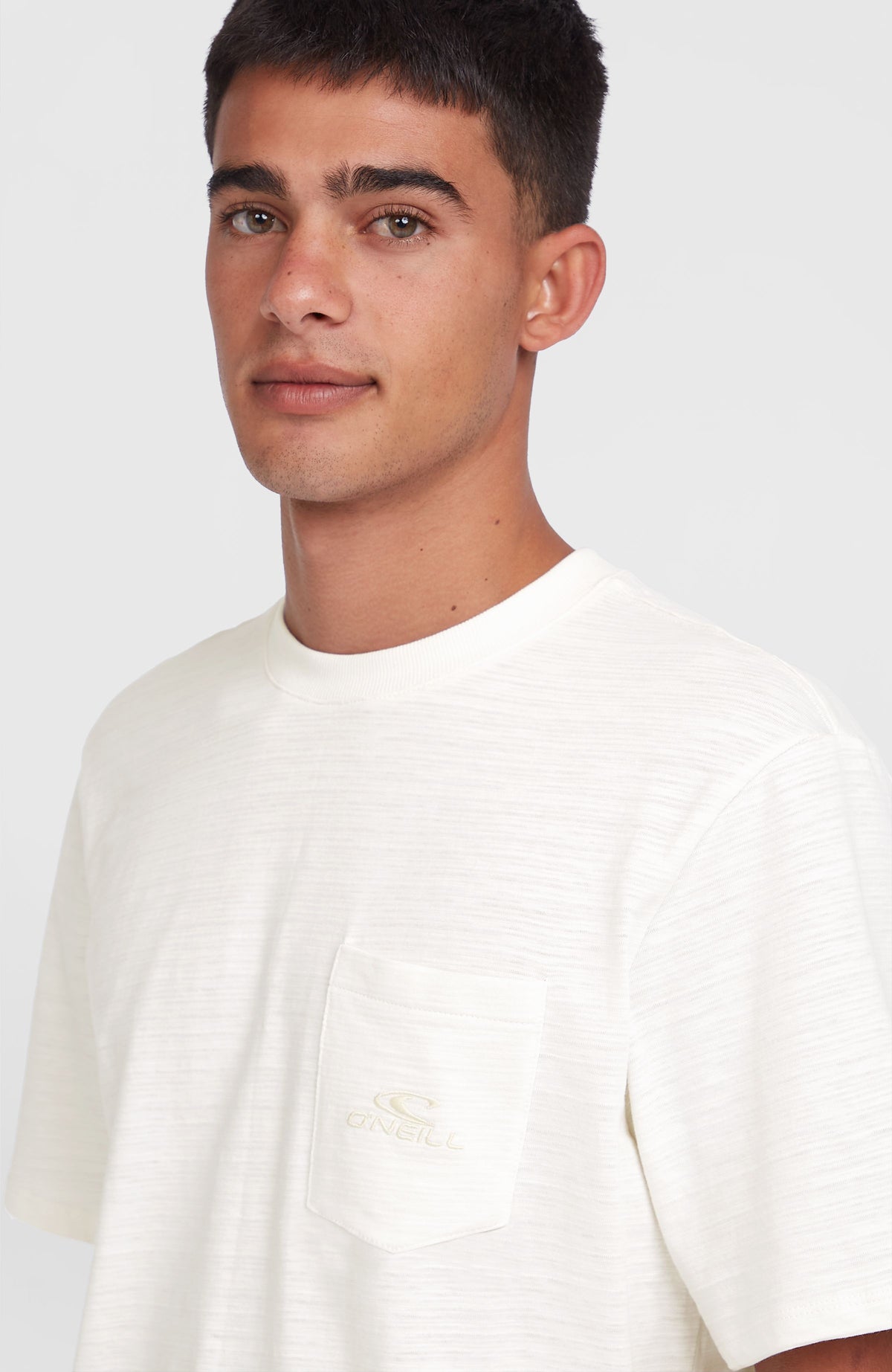 T-shirt Slub Chest Pocket | Snow White