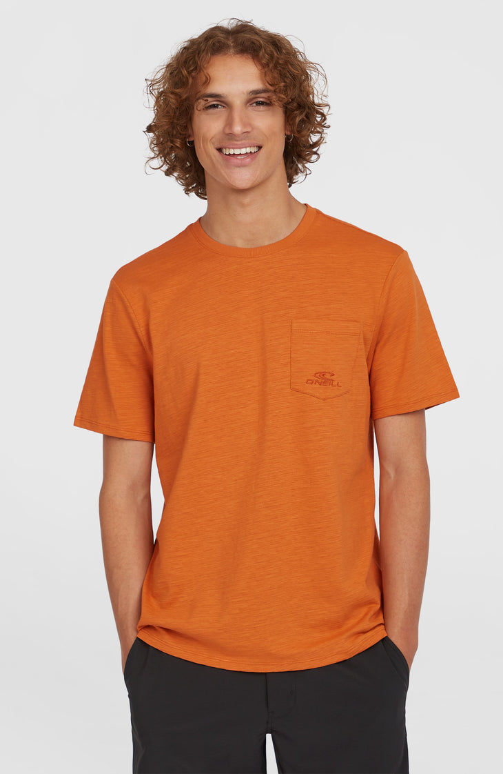 T-shirt Slub Chest Pocket | Cinnamon Stick