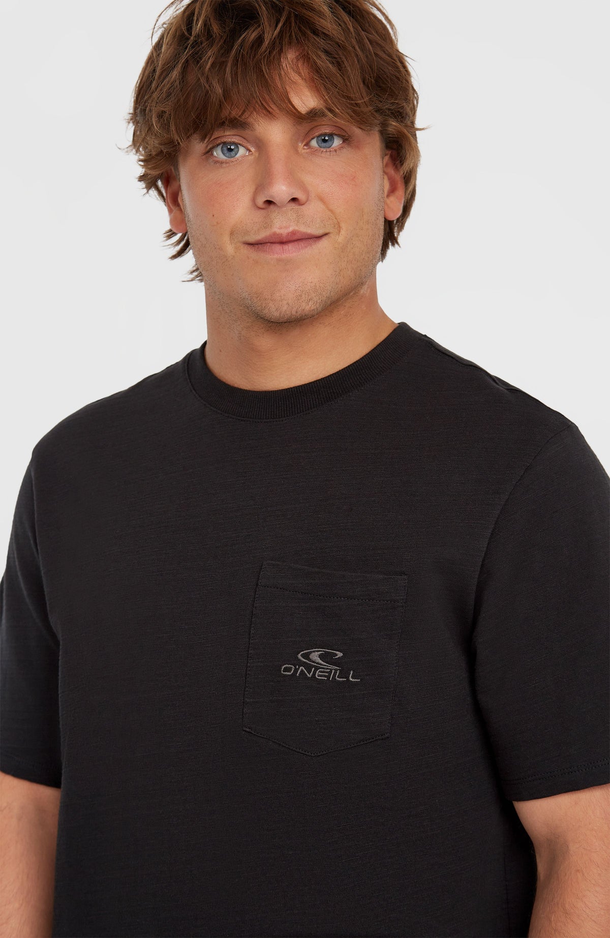 T-shirt Slub Chest Pocket | Black Out