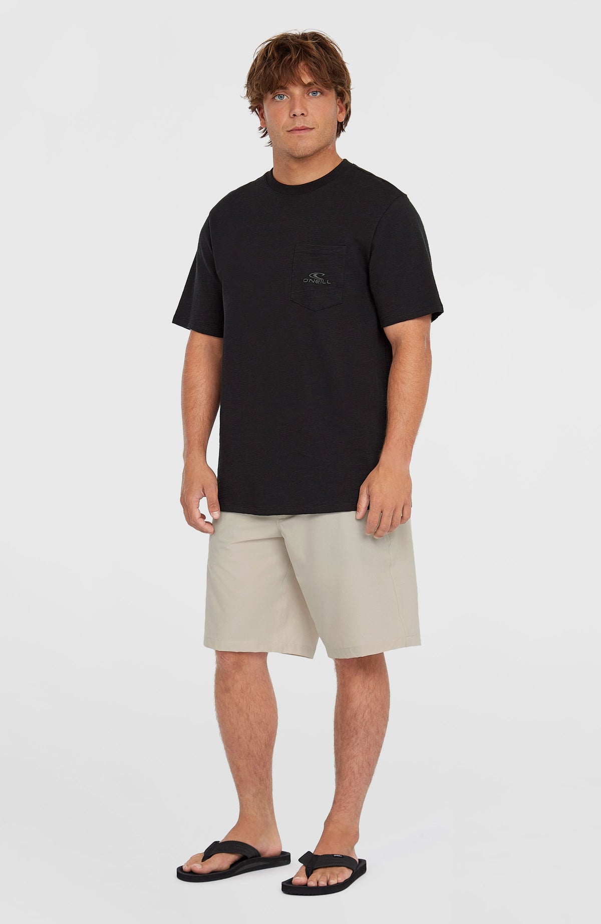 T-shirt Slub Chest Pocket | Black Out