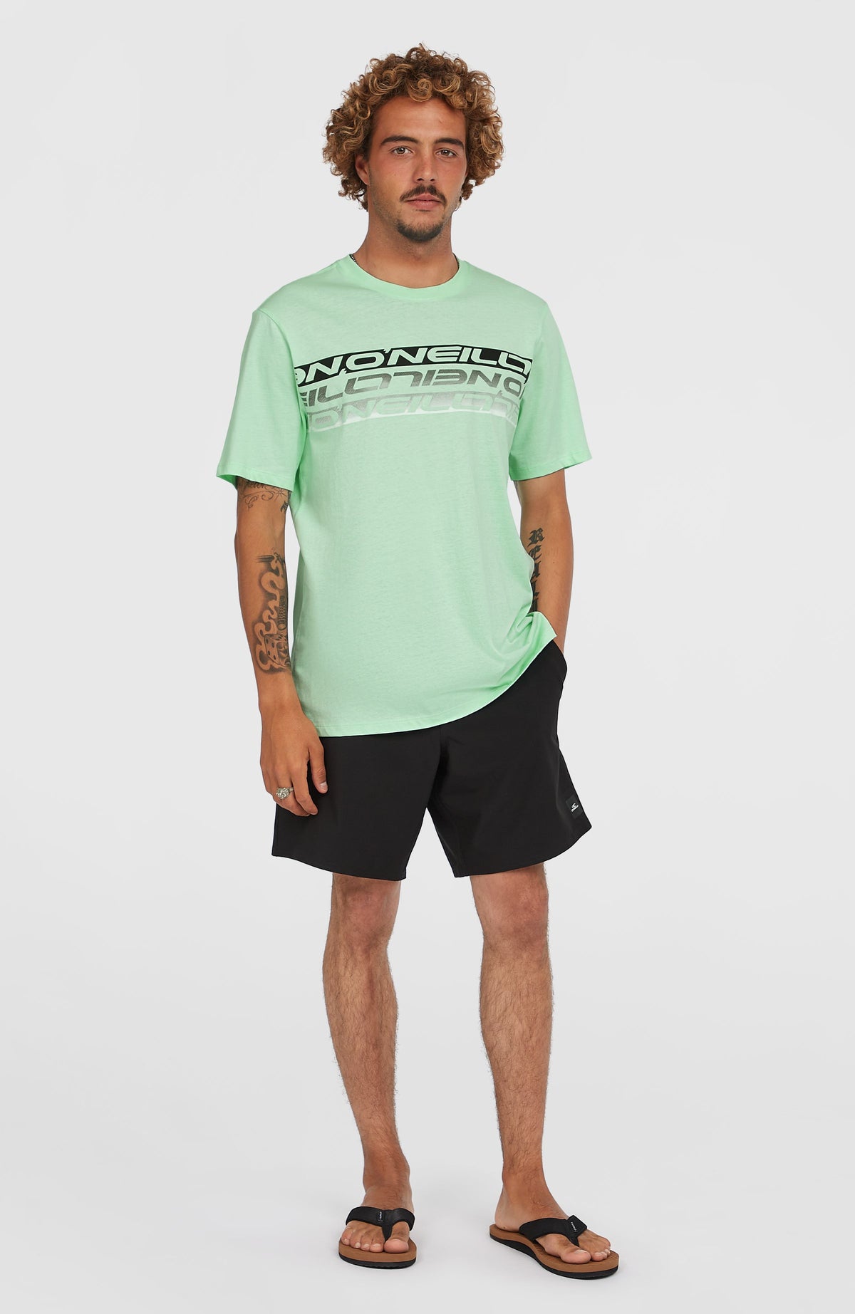 T-shirt Stripe | Mildrew Mint