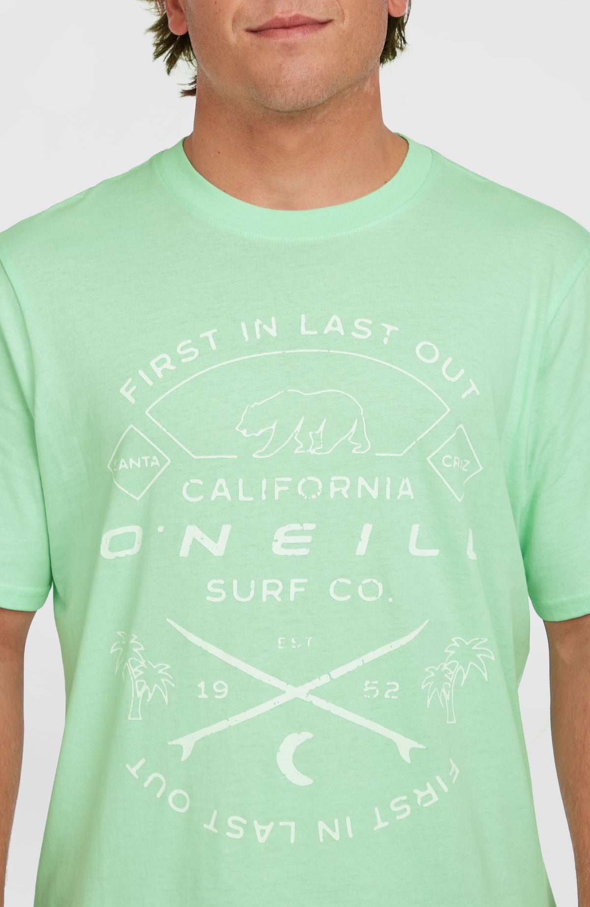 T-shirt Jack O'Neill Muir | Mildrew Mint