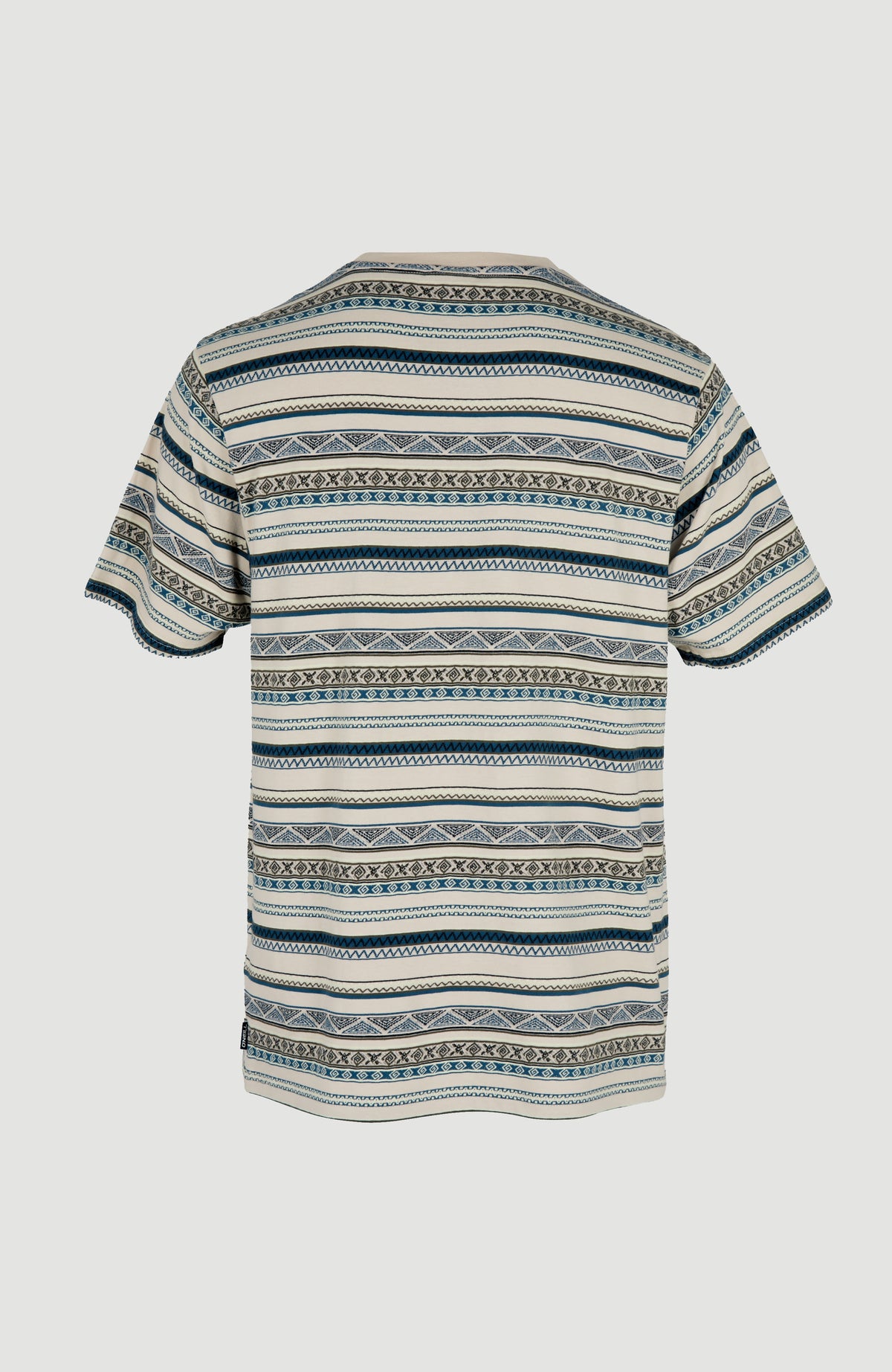 T-shirt Ikat Jacquard | Grey Ikat Stripe