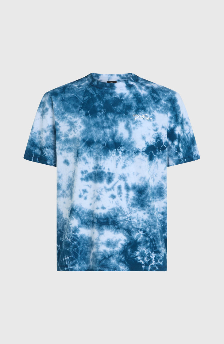 T-shirt Tie Dye Graphic | Blue Tie Dye Print