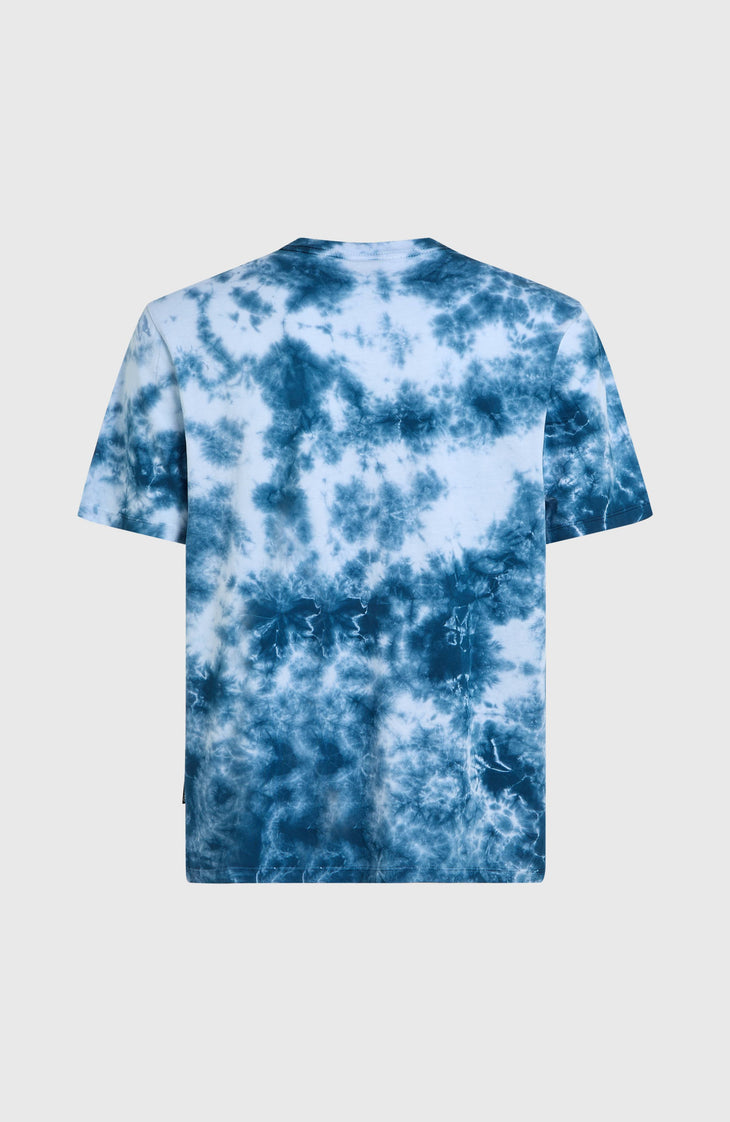 T-shirt Tie Dye Graphic | Blue Tie Dye Print