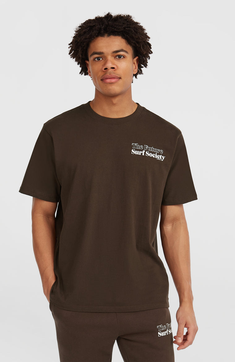 T-shirt Future Surf Society | Coffee Bean T-shirt Future Surf Society | Coffee Bean