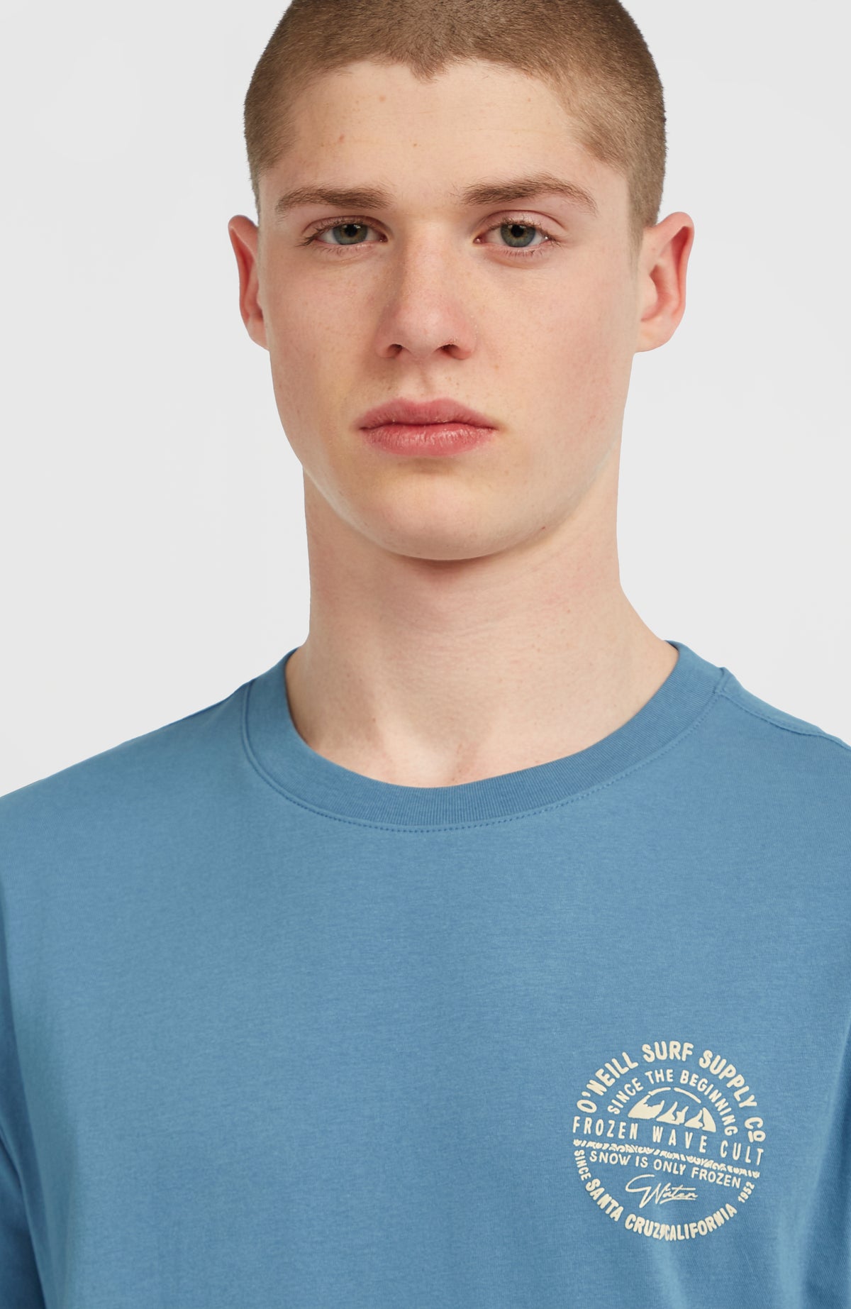 T-shirt Chest Print | Mozart Blue
