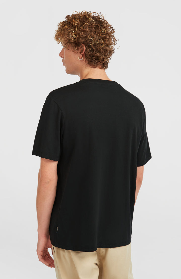 T-shirt Chest Print | Black Out