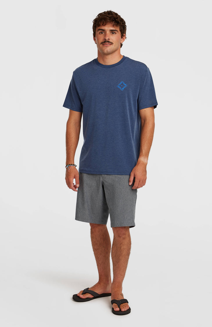 T-shirt O'Neill Hybrid Polygiene Back-Print | English Evening