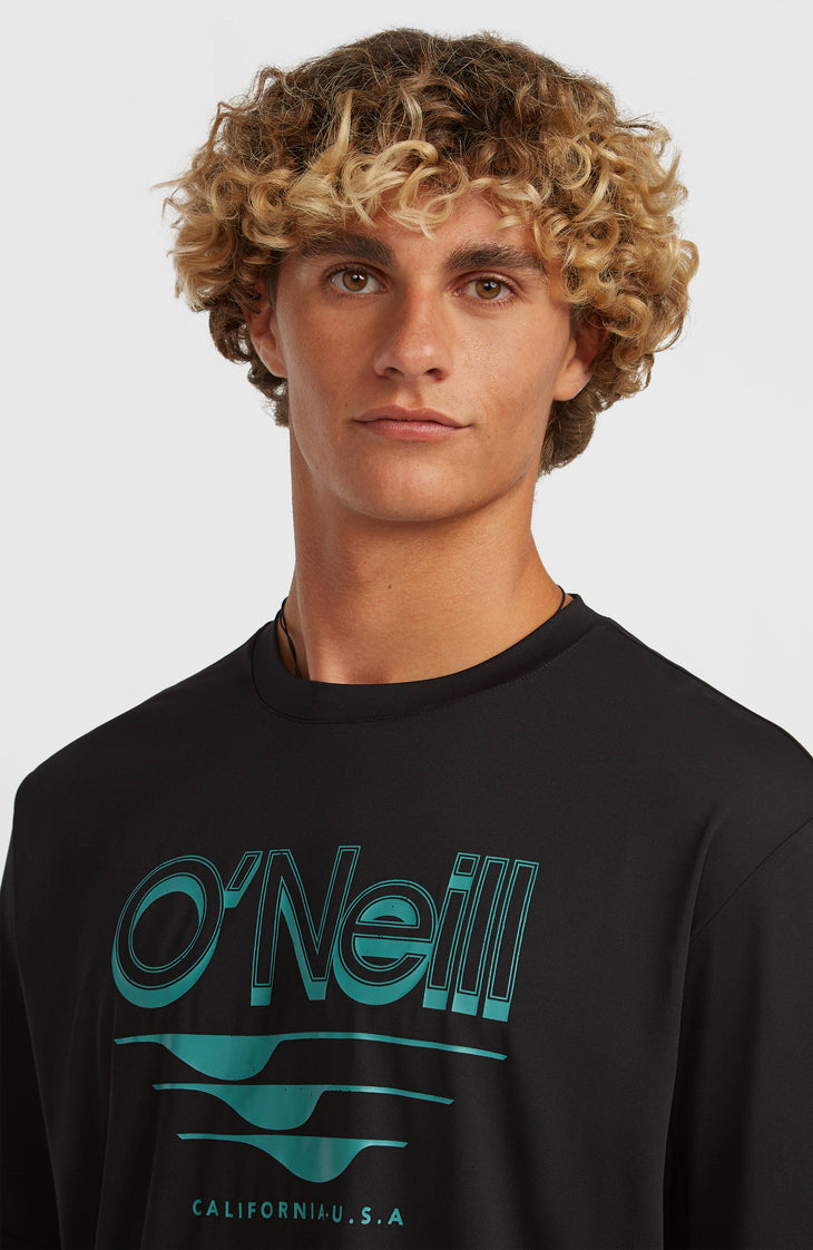 T-shirt O'Neill Hybrid UPF 50+ Polygiene Graphic | Black Out