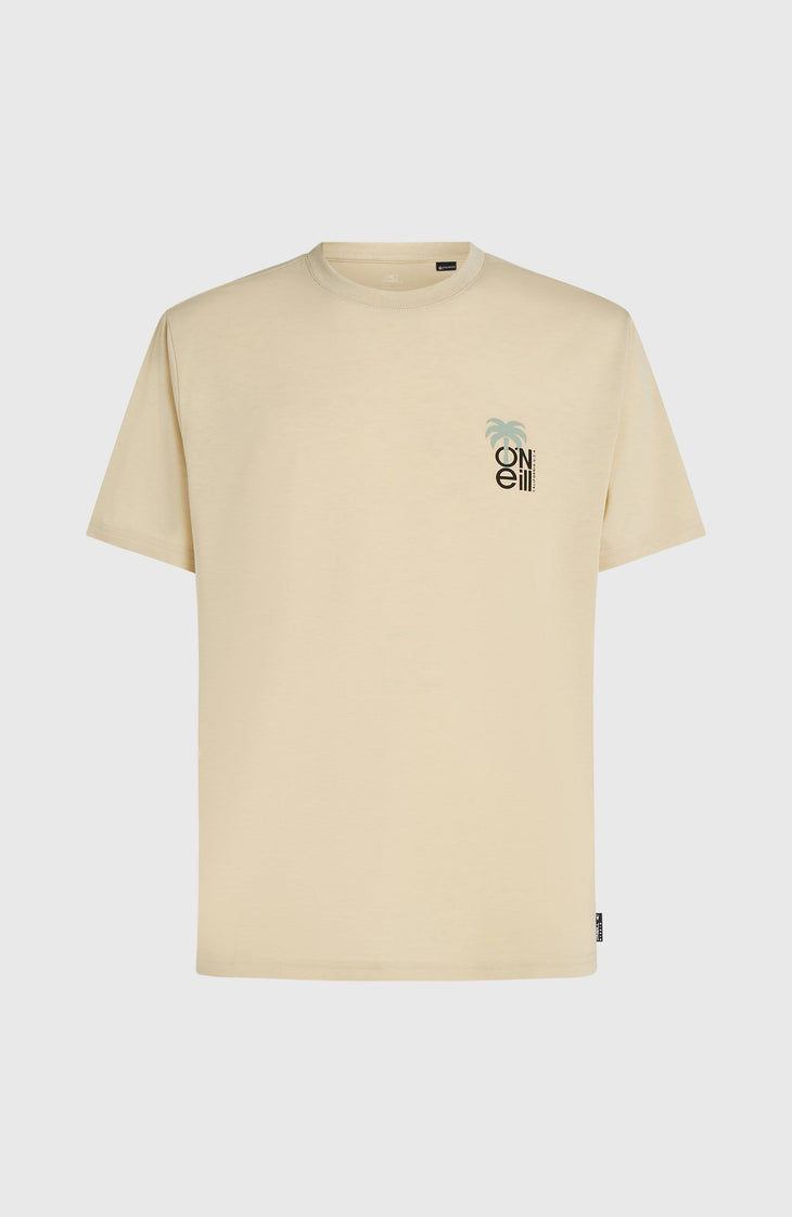 T-shirt O'Neill Hybrid Polygiene Graphic | Cocoa Sand