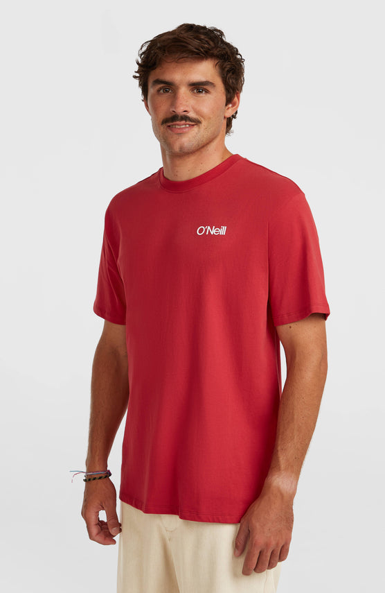 T-shirt Polygiene Cotton Graphic | Midnight Poppy