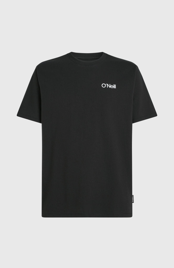 T-shirt Polygiene Cotton Graphic | Black Out