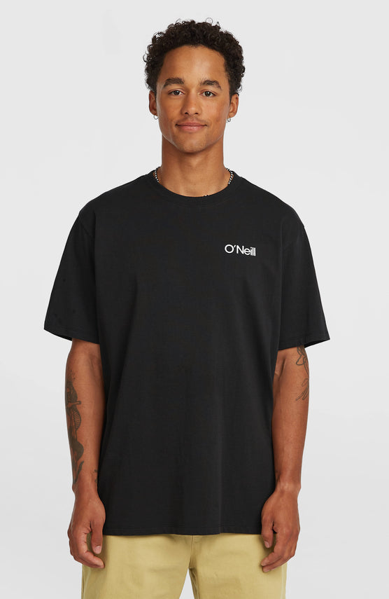 T-shirt Polygiene Cotton Graphic | Black Out