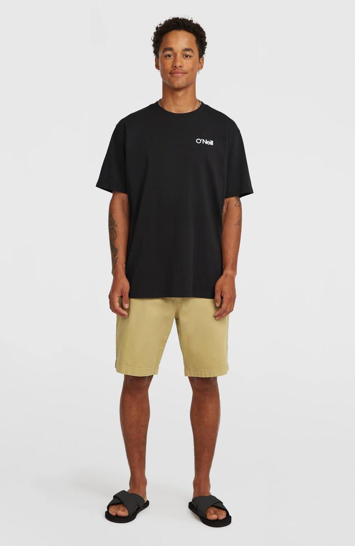 T-shirt Polygiene Cotton Graphic | Black Out