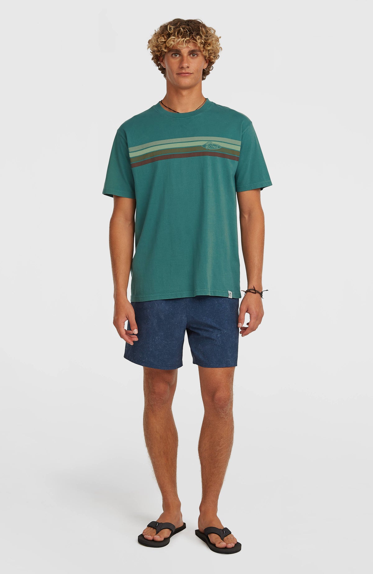 T-shirt O'Riginals Front-Stripe | Botanical Heat