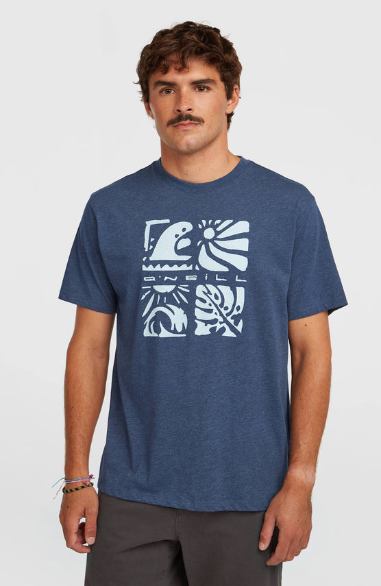 T-shirt O'Neill Melange Front-Print | English Evening