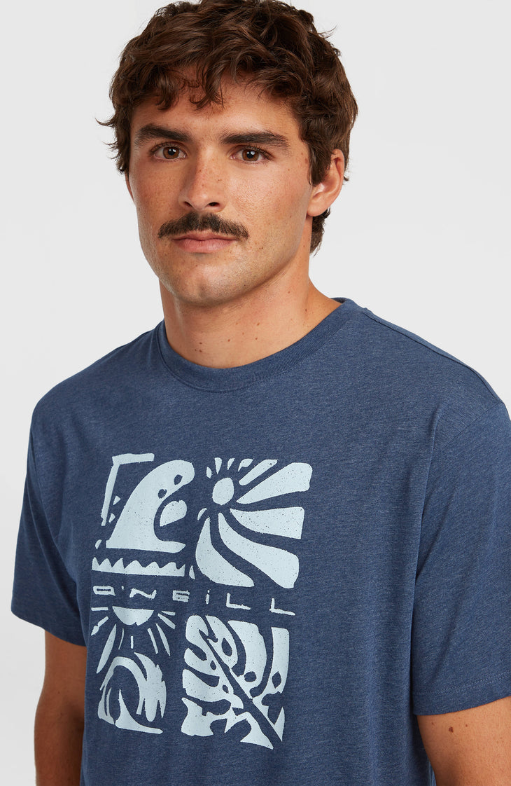T-shirt O'Neill Melange Front-Print | English Evening