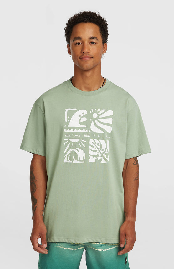 T-shirt O'Neill Melange Front-Print | Marble Arch
