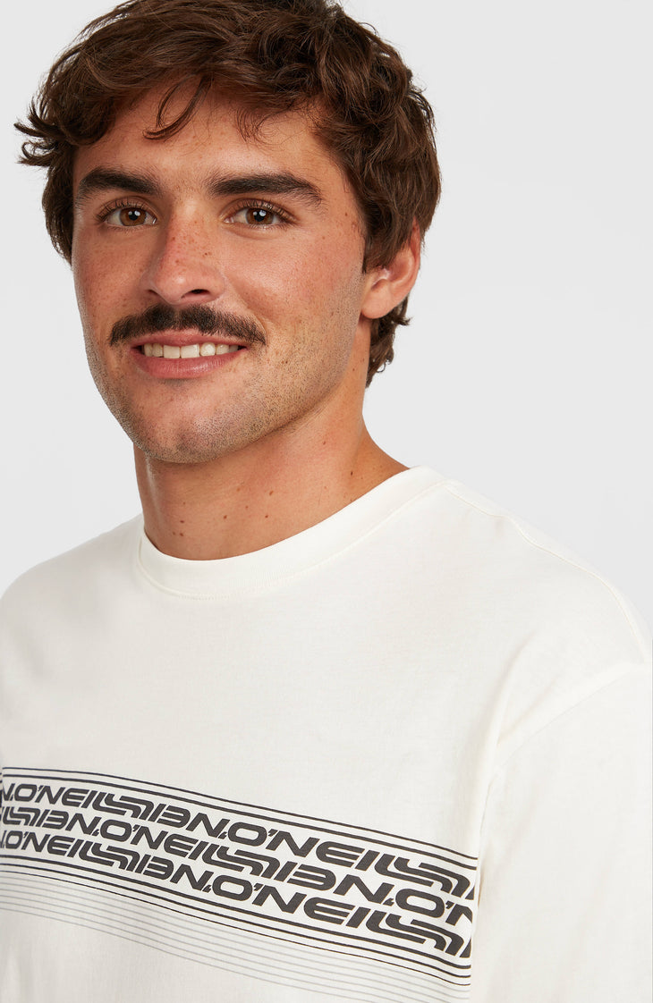T-shirt O'Neill Logo Stripe | Snow White