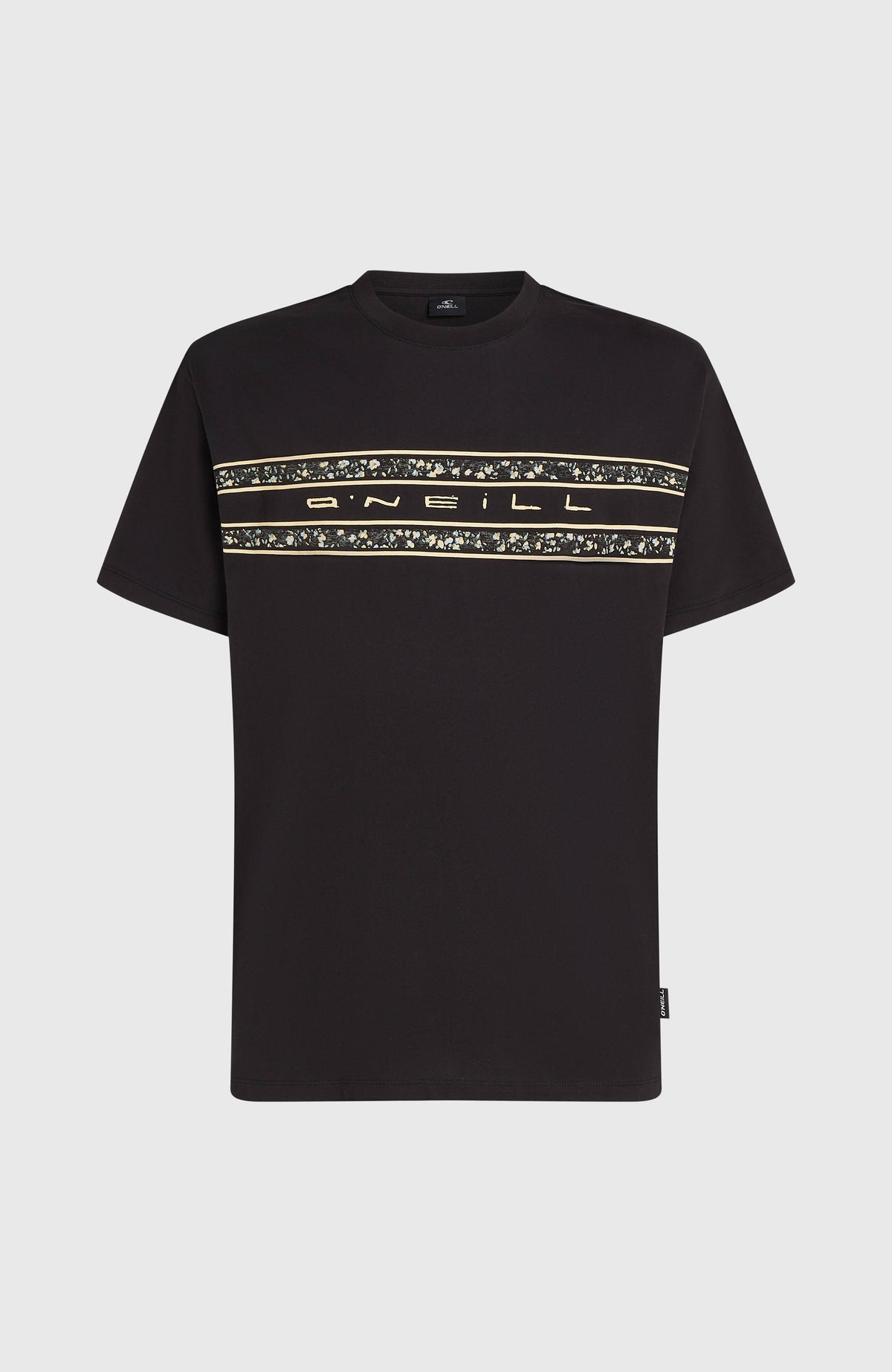 T-shirt O'Neill Flower Stripe | Black Out