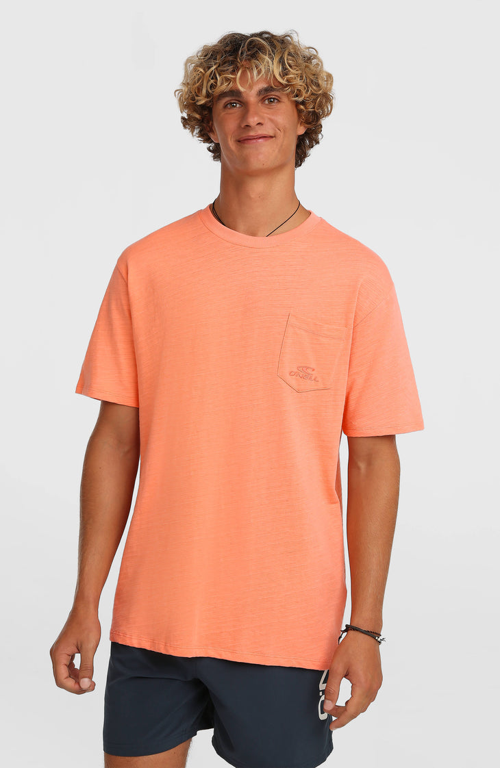 T-shirt O'Neill Slub Chest Pocket | Funky Peach