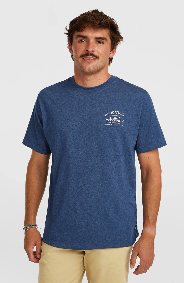 T-shirt Melange Chest-Print | English Evening