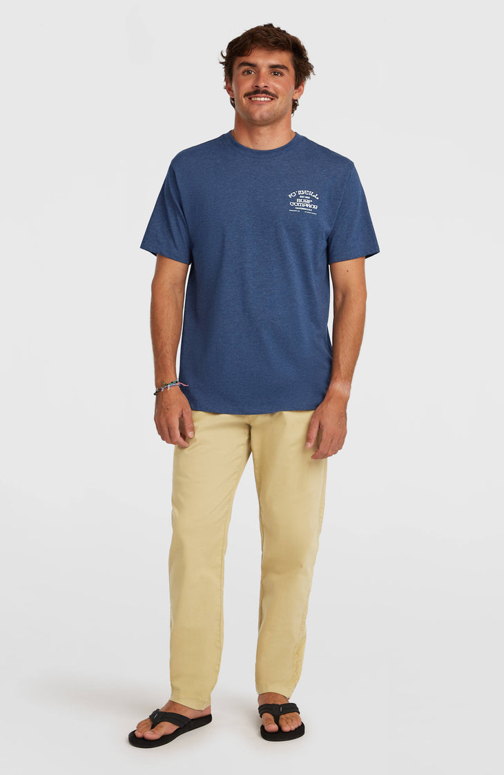 T-shirt Melange Chest-Print | English Evening