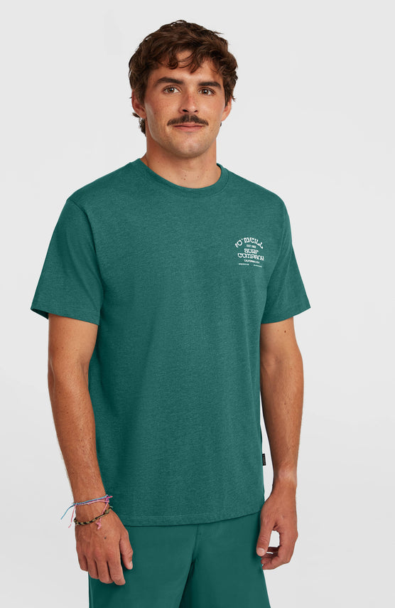 T-shirt Melange Chest-Print | Botanical Heat