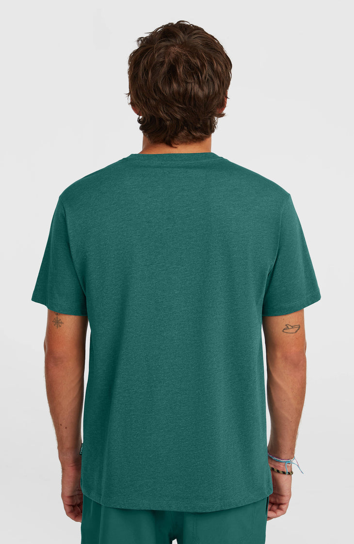 T-shirt Melange Chest-Print | Botanical Heat