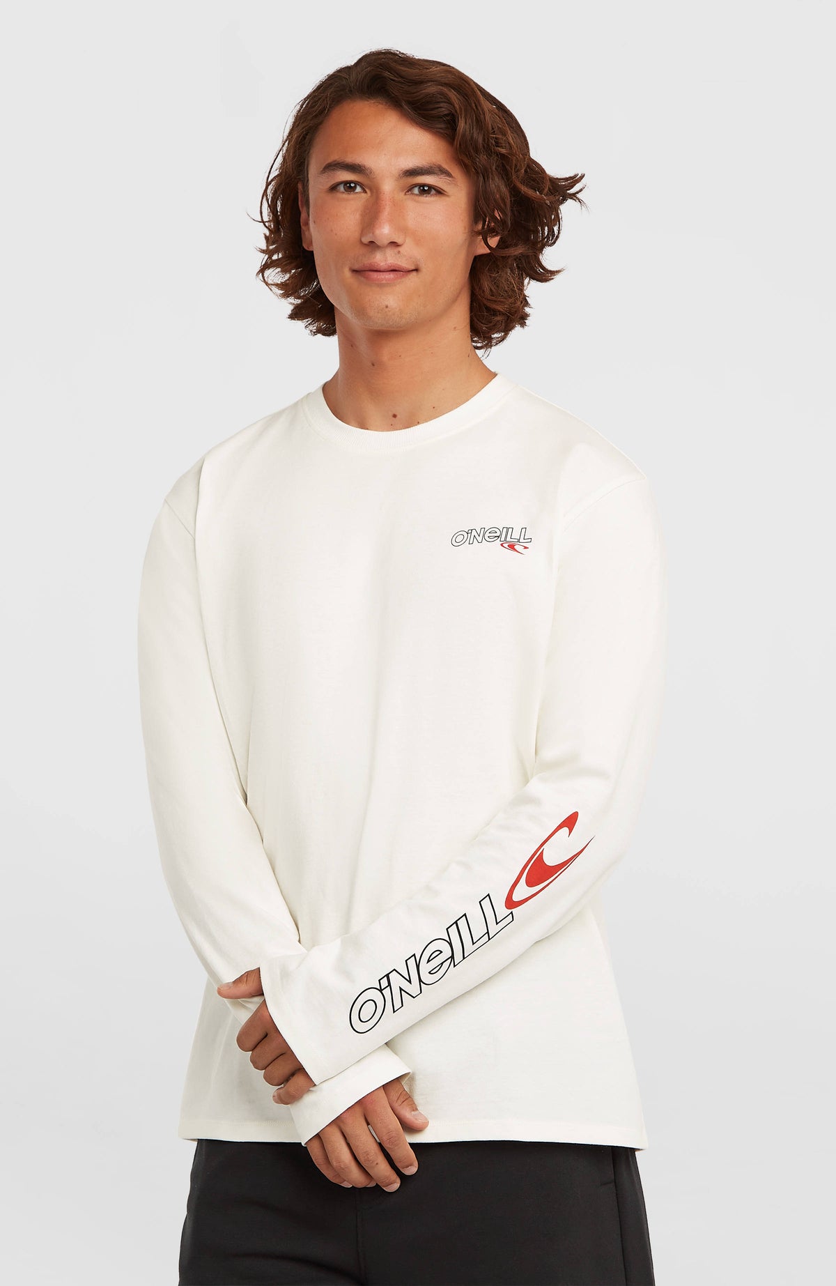 T-shirt manches longues Essentials 90s Logo | Snow White