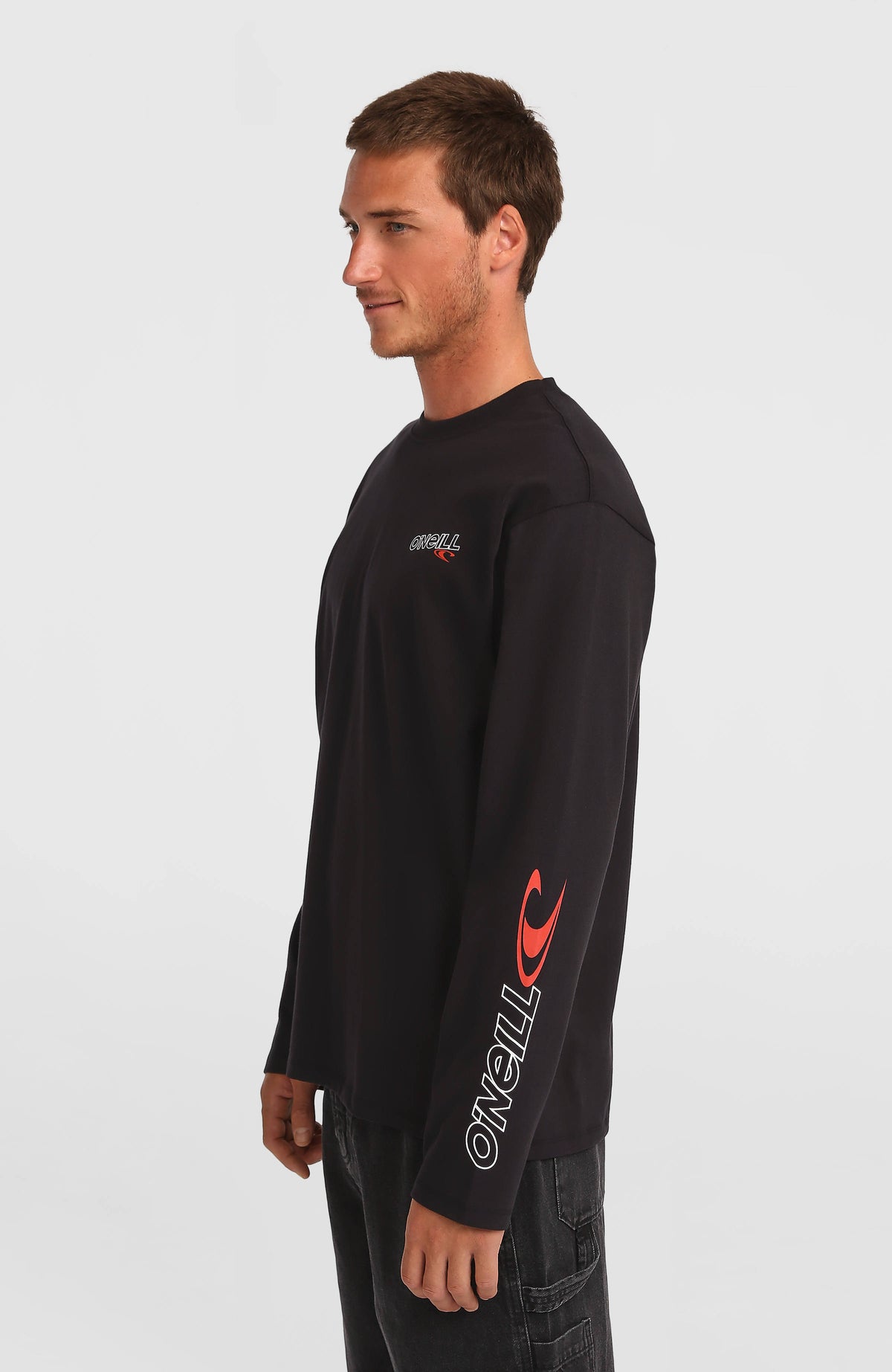 T-shirt manches longues Essentials 90s Logo | Black Out