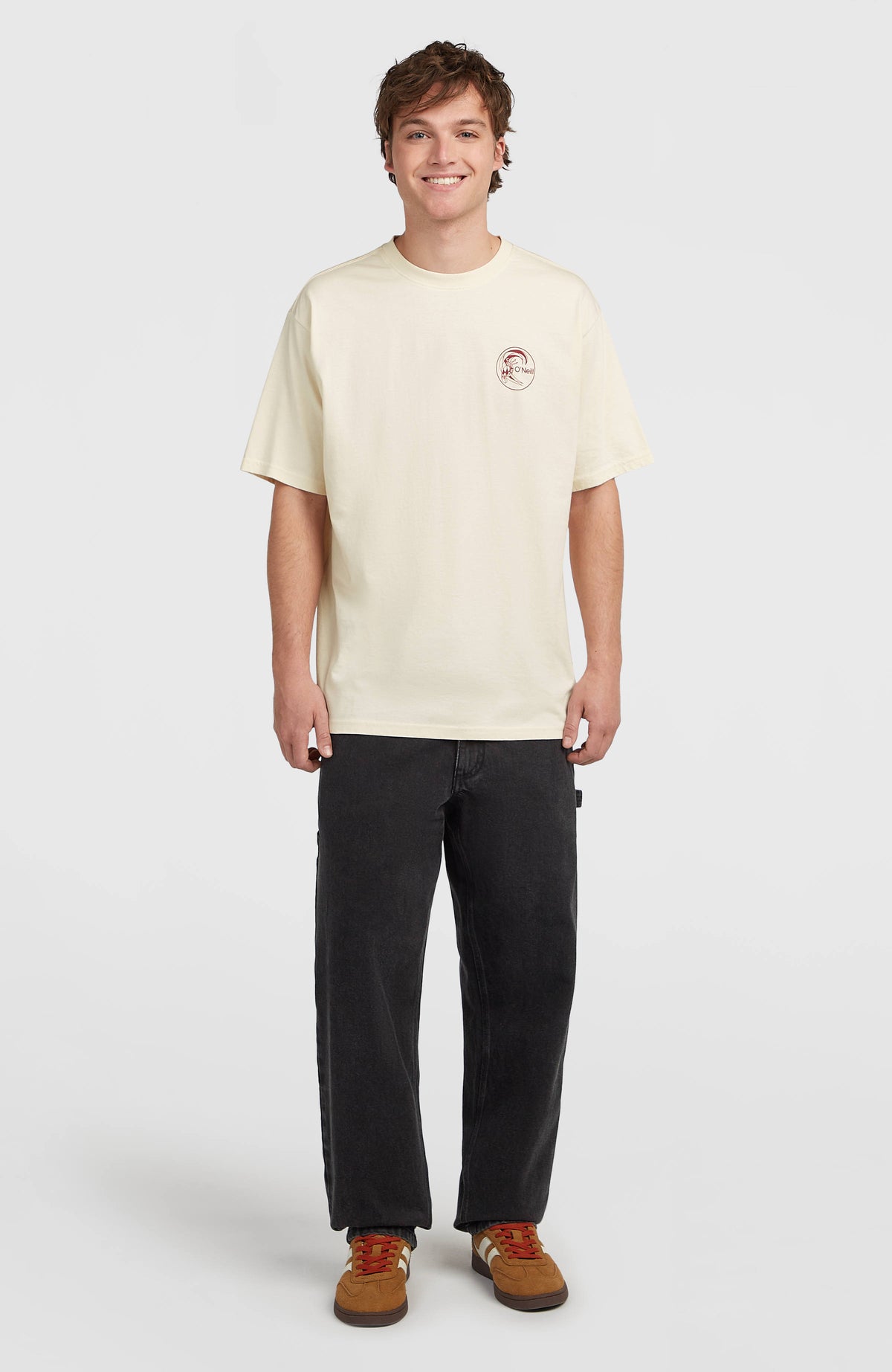 T-shirt O'Riginals Retro Back-Print | Linen White