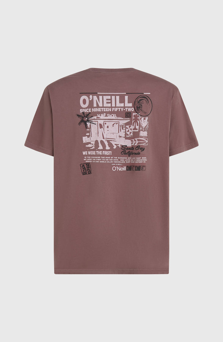 T-shirt O'Riginals Retro Back-Print | Purple Gray