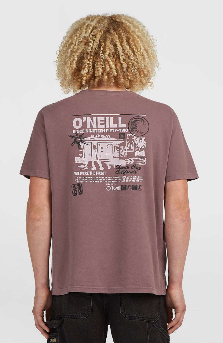 T-shirt O'Riginals Retro Back-Print | Purple Gray