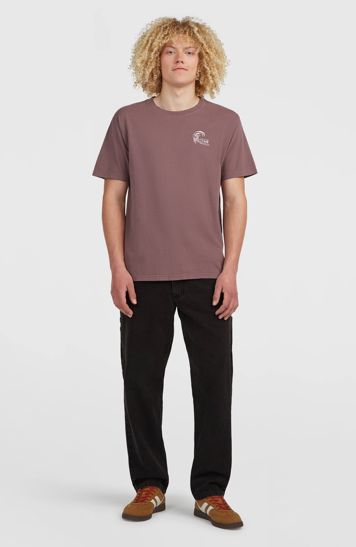 T-shirt O'Riginals Retro Back-Print | Purple Gray