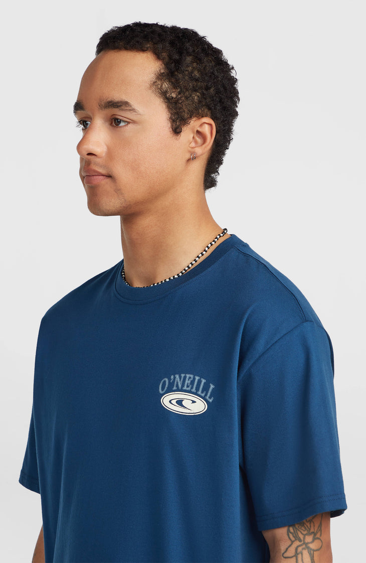 T-shirt Muir Chest Print | Regal Blue