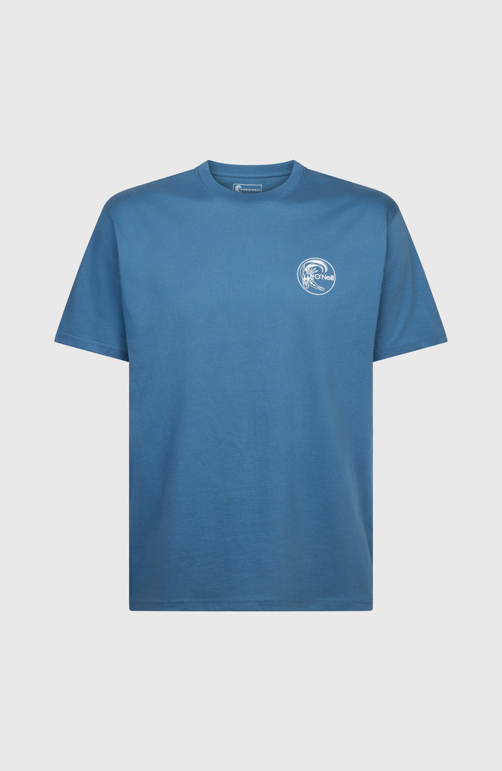 T-shirt O'Riginals Chest Print | Copen Blue